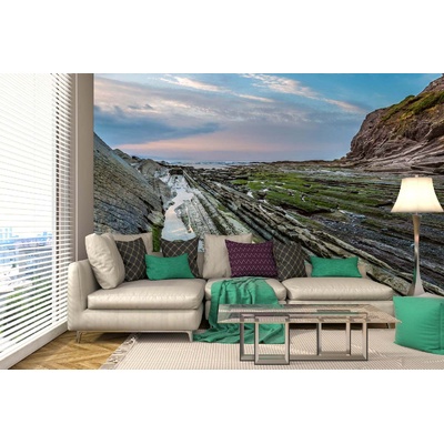 DIMEX ART Самозалепваща се флизелинова фототапета брегова линия 375 x 250 см