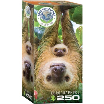 Image 1 of EUROGRAPHICS - Puzzle Save the Planet - Sloth 250 - 250 piese