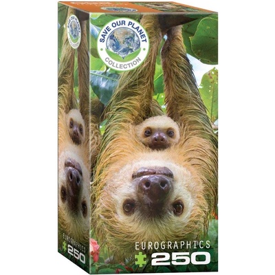 EUROGRAPHICS - Puzzle Save the Planet - Sloth 250 - 250 piese