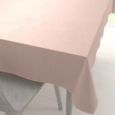 Biante Sametový obdélníkový ubrus Velvet Premium SVP-043 Pudrově růžový 140x200 cm