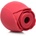 Bloomgasm 10X Wild Rose Red Silicone Suction Clit Stimulator Red