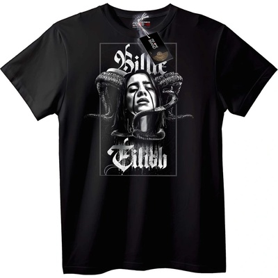 NOONEBRAND Тениска Bili Eilish Тъмно Изкуство - XS, Black