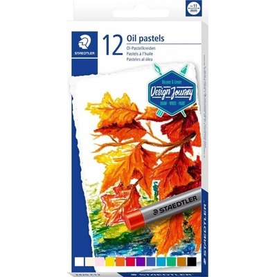 Staedtler Olejové pastely "Design Journey", sada, 12 barev