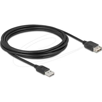 Delock USB 2.0 удължител EASY USB Type-A мъжки - EASY USB Type-A женски 3 м
