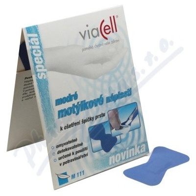 Viacell M111 náplast modrá motýlková 10 ks