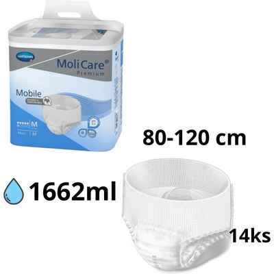 Molicare Premium Mobile modré 6 kvapiek M 14 ks