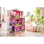 ECOTOYS Дървена къща за кукли - Malibu (4118)