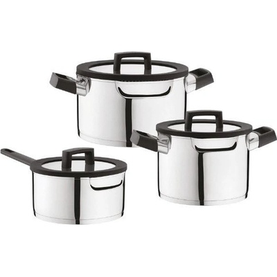 BergHOFF sada nádobí s poklicemi Uqonic Downdraft 6ks 1111051