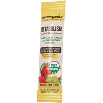 bareorganics Metabolism Superfood Water Enhancer [6.5 грама] Лимон