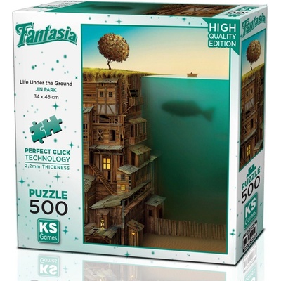KS Games Пъзел KS Games от 500 части - Живот под земята (20045)