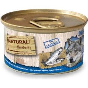 Natural Greatness Salmon Monoproteinic Recipe - Монопротеин Сьомга (за чувствителни стомаси), 170 гр, Испания NGD17004