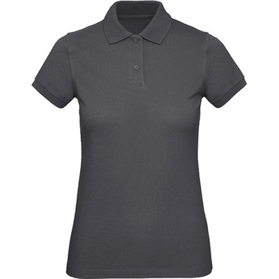 B&C dámska polokošeľa PW440 Dark Grey