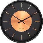 NeXtime Стенен часовник Retro II черно-меден (3535CO)