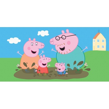 CARBOTEX Bavlnená osuška 70x140cm PEPPA PIG, PP182007