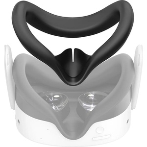 Vortex Virtual Reality VortexVR силиконов калъф за лице за Meta Quest 3S | Черен (VVR.SIL.FACECOVER.QUEST.S3.BLK.2024)