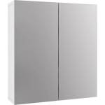 TopMebel Огледало за баня от меламин Binary TopMebel цвят бял 60x17.2x65cm
