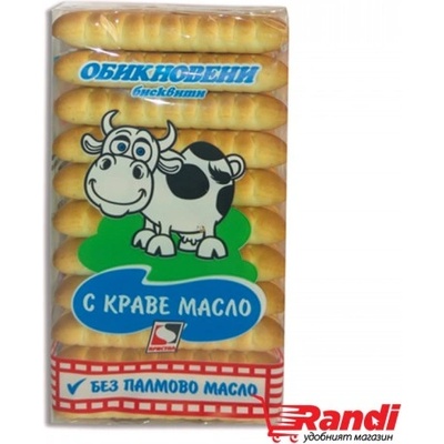 Обикновени бисквити с краве масло Кристал 130гр