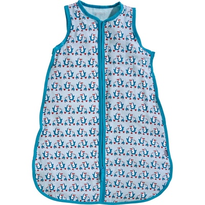 JAKO O Detský letný mušelínový spací vak modrý Penguins