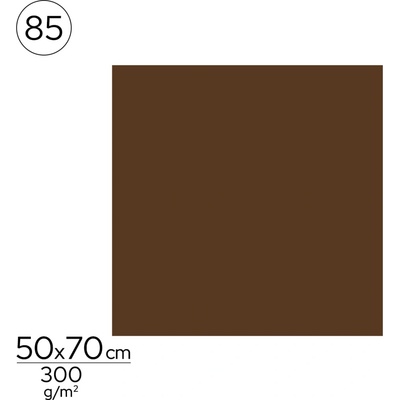 Folia papír barevný 50 x 70cm hnědý tmavě 661461