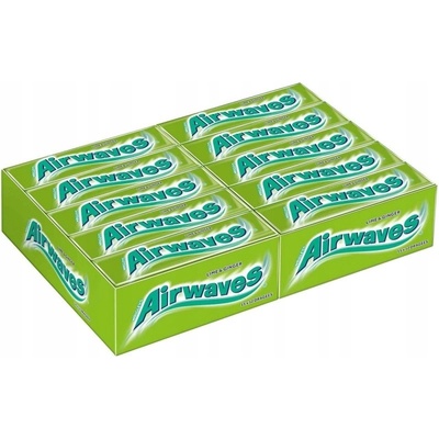 Wrigley's Airwaves Lime a Ginger žvýkačky Karton 30ks 420 g