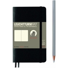 LEUCHTTURM1917 Notebook Pocket (A6), Softcover, 121p., černý, čistý