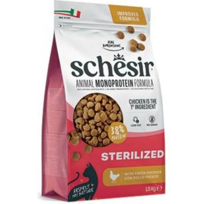 Schesir Cat Sterilized Animal Monoprotein Formula kuracie mäso 1,5 kg