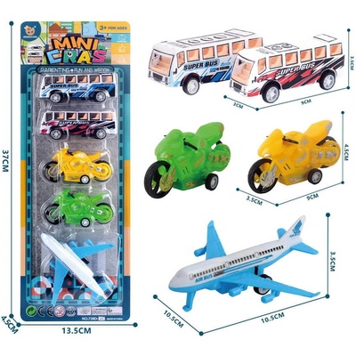 5 превозни средства на картон