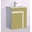 Inter Ceramic Конзолен PVC шкаф ICP 6055D с умивалник, 62x40x55см (6055 D)