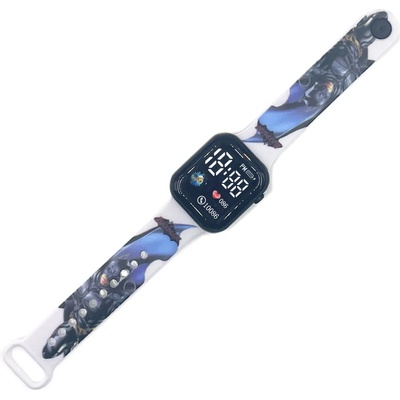 Nubi Детски часовник NUBKI Watch SE2, Силиконова каишка, Бял / Син (SE2-WHITE-BLUEE)