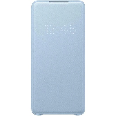 Samsung LED View Cover EF-NG985PL - оригинален калъф през който виждате информация от дисплея за Samsung Galaxy S20 Plus (светлосин)