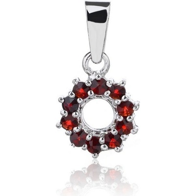 Český Granát Jan Kos jewellery Stříbrný přívěsek 32102471