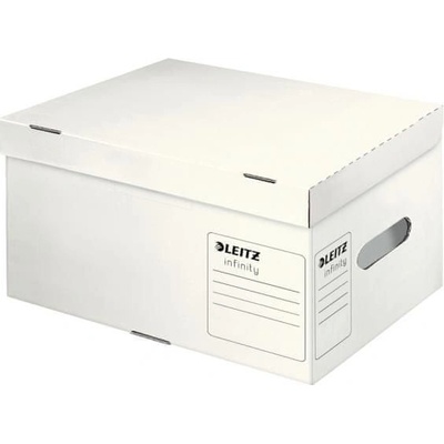 Leitz ES610500 archívna škatuľa Infinity s vekom biela A4