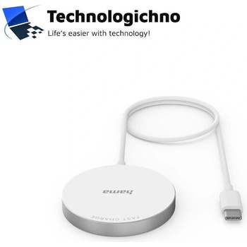 Hama Безжично зарядно MagCharge FC15 15W бял (HAMA 00201672)