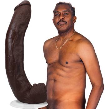 Image 1 of Doc Johnson Dredd Realistic ULTRASKYN Dildo 13.5"/34cm Chocolate