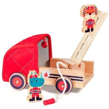 Lilliputiens - дървена пожарна кола и носорогът Мариус