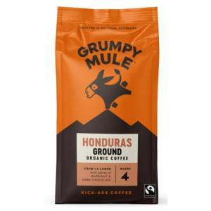 Grumpy Mule Honduras Ground Coffee, 100% Арабика, смляно кафе, био, 200 гр