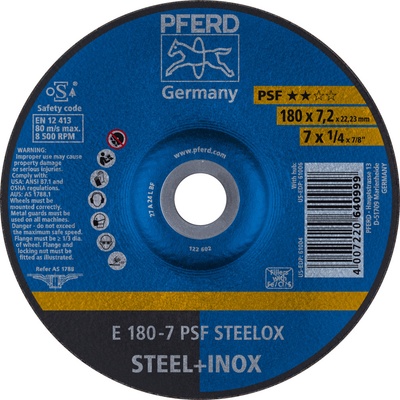 Pferd Brúsny kotúč 180 x 7,2 x 22,23 mm 4007220640999