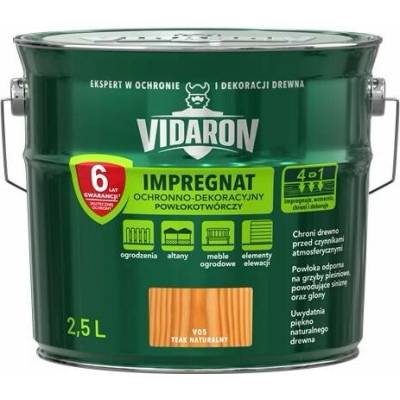 Lazura na dřevo Vidaron V05 Teak Přírodní 2,5 l
