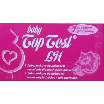 Baby Top Test LH ovulačný 7 prúžkový jednokrokový 7 ks