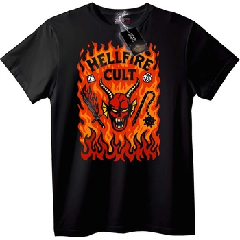 NOONEBRAND Тениска Hellfire Cult - 2XL, Black