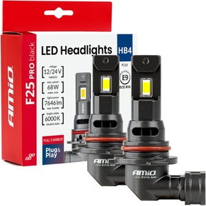 FORMPLAS КРУШКИ amio f25 pro black led hb4 9006 68w 12-24v