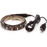 OPTY led лента 70см, с usb, 21 диода, превключвател, 20 цвята, самозалепваща (70s)