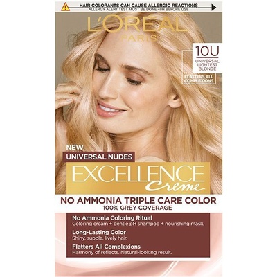 L'Oréal Excellence Nudes трайна боя за коса 10U най-светло русo (lpen-10U)