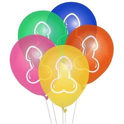 Little Genie Productions Надуваеми балони Цветни ивички (8 бр. )