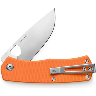 James The Folsom Orange + Stainless / G10