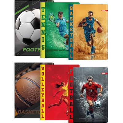 JUNIOR Exclusive Sport zošit 444 A4 linajkový