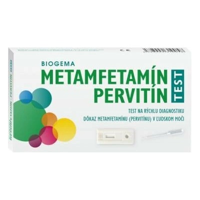 BIOGEMA Test na metamfetamin pervitin v moči 1 ks