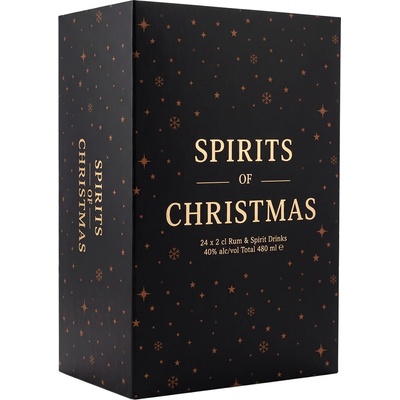 A CLEAN SPIRIT Rumový kalendár Spirits of Christmas, 40%, 0.48 l (čistá fľaša)