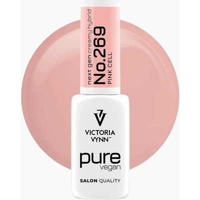 Victoria Vynn hybridní gel lak Pure Vegan Creamy Hybrid pink Cell 269 8 ml