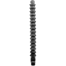 All Black Mega Ripple Silicone Anal Douche 28.5cm